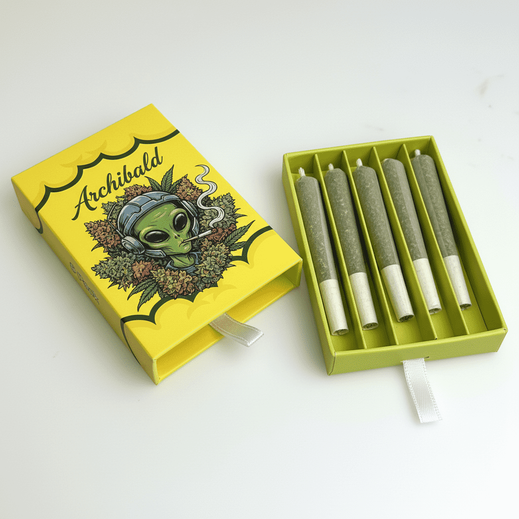 slide drawer pre roll box custom print